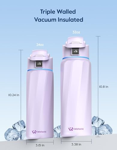 WaterH BOOST Smart Water Bottle Tracker with Reminder to Drink Water, 24oz - Image 5