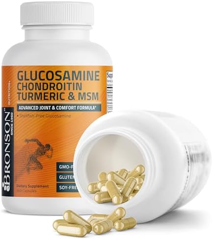 Bronson Glucosamine Chondroitin Turmeric & MSM Joint Support, 360 Capsules - Image 6