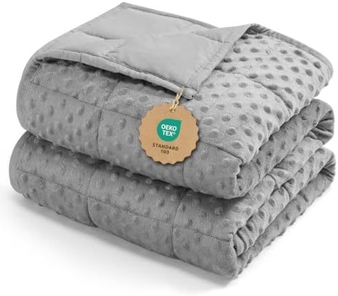 Kivik 12lbs Weighted Blanket for Adults, 48"x72" Twin Size Heavy Blankets by Kivik