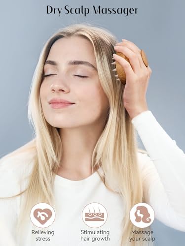 HEETA Scalp Massager Hair Growth Scrubber for Dandruff Removal Hair Care - Image 4