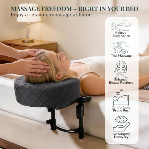 Massage Headrest for Bed, Face Down Massage Pillow & Face Cradle - Image 2