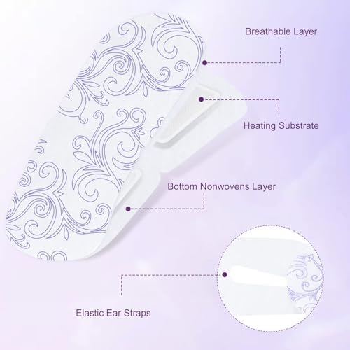 XPCARE 24 Pack Steam Eye Mask Disposable for Dry Eyes Cornea Care-Lavender - Image 2