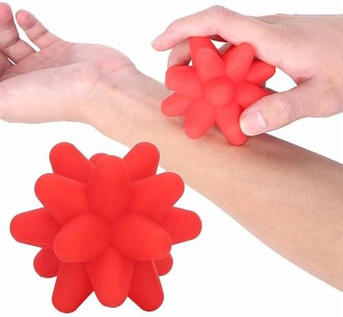 Brrnoo Silicone Massage Ball, Ball for Trigger Point Massage - Deep Tissue Massager for Myofascial Release - Mobility Ball for Exercise & Recovery, Foot Acupoint Trigger Point Massage by Enhancethequalityoflife