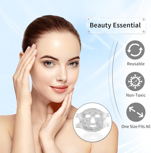 Cold Face Eye Masks Ice Face Mask Hot Cold Compress - Image 6