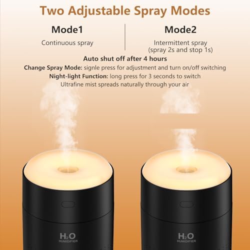 Small Humidifier for Plants, Small Plant Humidifier Indoor, Black - Image 4