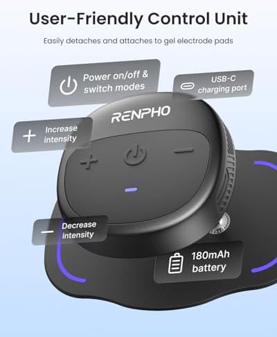 RENPHO Wireless TENS Unit Muscle Stimulator, Portable EMS Machine - Image 6