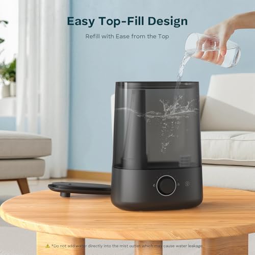 BREEZOME 5L Humidifier for Bedroom 360° Nozzle 50H Runtime Quiet Operation - Image 5