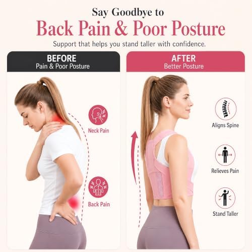 Lightweight Posture Corrector with Upper Back Brace for Women & Men - Image 2