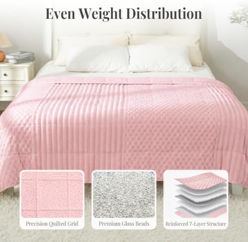 Topblan Weighted Blanket for Adults Queen Size 60 x 80 15lbs, Sherpa Fleece - Image 5