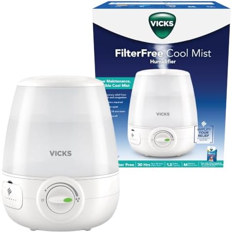 Vicks Filter-Free Ultrasonic Humidifier, Recommended by Pediatricians by VicksDevices