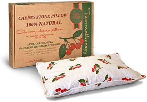 Organic Cherry Stone Pillow - Hot or Cold Therapy for Soothing Pain and Relaxation by TOPMEDETS