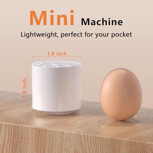 Color Noise Sleep Sound Machine Portable White Noise Machines with 30 Soothing Sounds 32 Levels Volume 4 Timer Options Compact Auto-Off Memory Function for Family Office Travel Everyone - Image 3