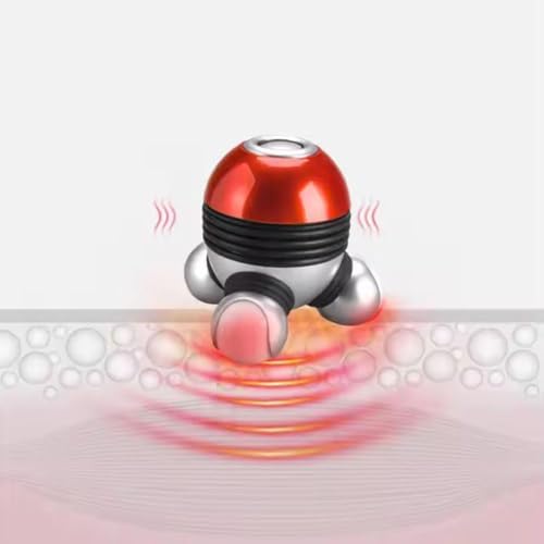 Mini Handheld Massager Portable Vibrating Body Massager (White) - Image 4
