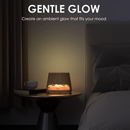 SALKING 2-in-1 Essential Oil Diffuser for Home & Himalayan Salt Lamp, 150ml - Image 5