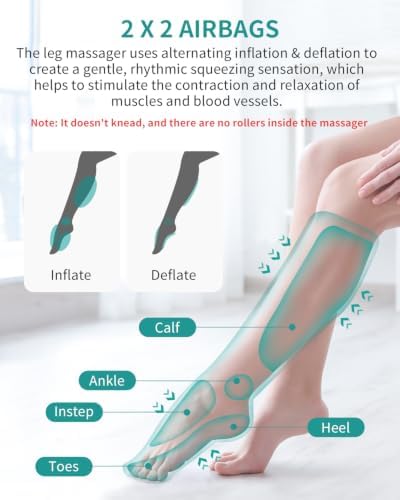 Nekteck Leg Compression Massager for Circulation and Relaxation - Image 2