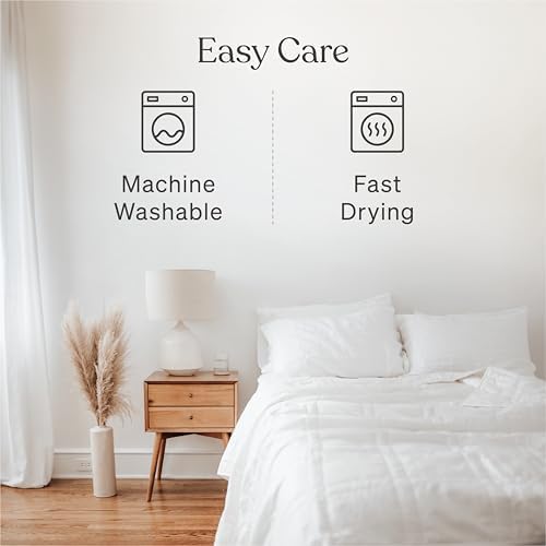 Baloo Weighted Blanket for Adults 15 lb Full/Queen (Pebble White, 60"x80") - Image 4