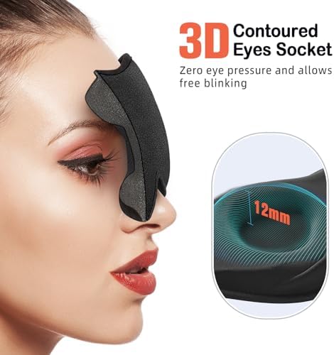 LitBear Sleep Mask for Side Sleeper Women Men, Eye Mask for Sleeping - Image 4