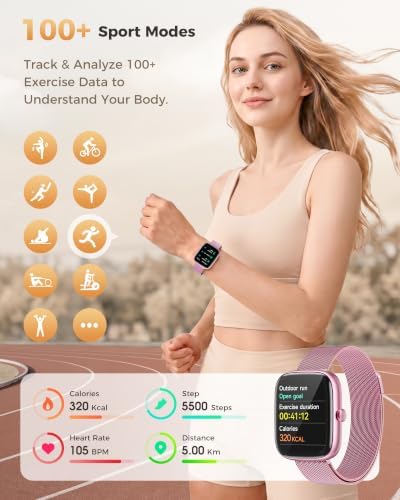 Smart Watches for Women Android/iPhone, Fitness Trackers with Answer/Call - Image 4
