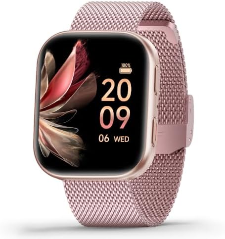 FITVII Health & Fitness Tracker (Answer/Make Calls), Smart Watch with 24/7 Heart Rate and Blood Pressure, Sleep Tracking, Blood Oxygen Monitor, 120+ Sport Modes Activity Tracker for Women Men by FITVII