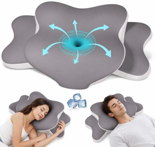 Ergo Cervical Neck Pillow, Memory Foam Contour Pillow for Side Sleepers by Unknown