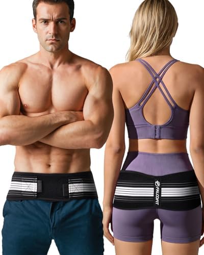 SI Belt for Men and Women, Sacroiliac Pelvic Support for Sciatica Hip Pain by FALCOFIT