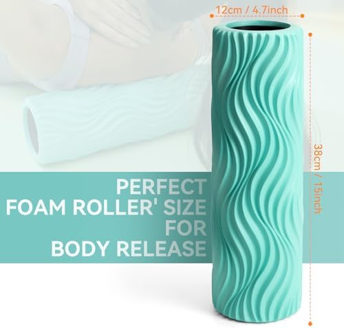 SUBCULTUREPICK 15" Foam Roller - Medium Density Deep Tissue Muscle Massage - Image 2