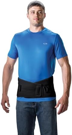 CorFit Back Brace for Lower Back Pain Relief & Lumbar Support Belt, BK, XL - Image 3