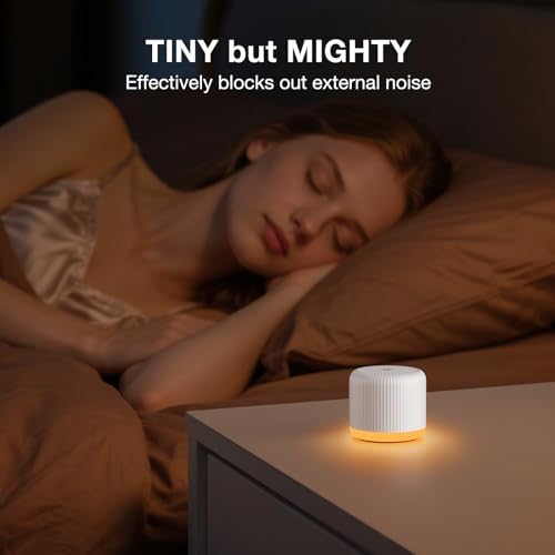 LEICEX Portable Sound Machine,Travel Sound Machine with Light,15 Non-Looping Sound Timer and Memory Play, Mini White Noise Machine for Sleeping Office Privacy Travel Gift - Image 5