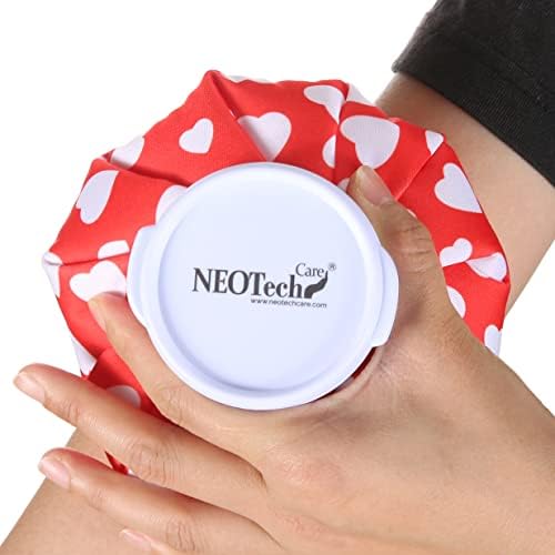 Neotech Care Ice Bag with Screw Top Lid (Hearts Design, 5 inch) by NEOtechCare