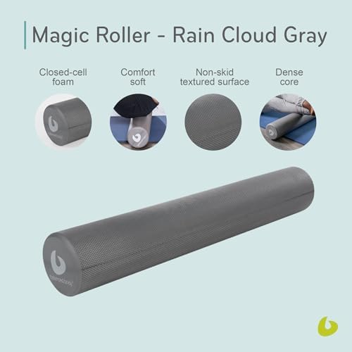 Balanced Body Magic Roller, Muscle-Release Roller, Muscle Roller for Post-Pilates Workout or Physical Therapy, Stretching Tool, Rain Cloud Gray - Image 5