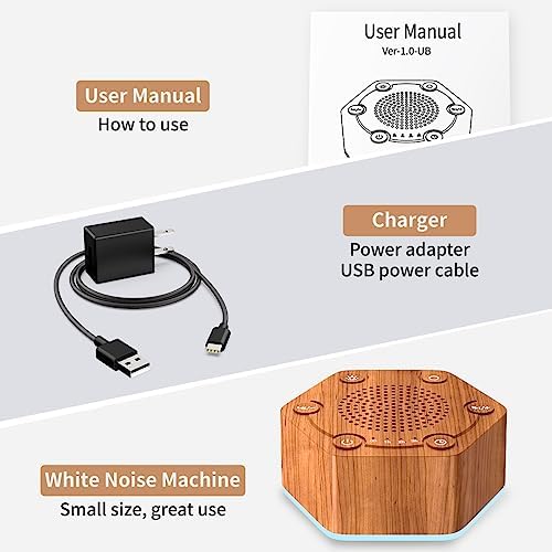 Sound White Noise Machines High Fidelity 30 Unique Non-Looping Soothing Sounds 12 Colors Night Light 4 Timers 10-Level Brightness 32-Level Volume and Memory Function - Image 6