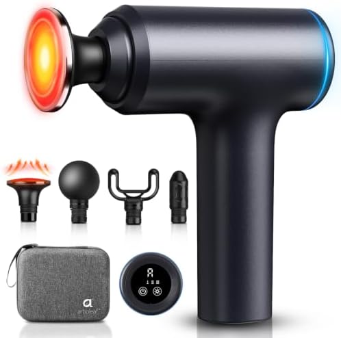 arboleaf Heated Massage Gun Deep Tissue, 3 Heat Levels, 2026 Latest Model by arboleaf