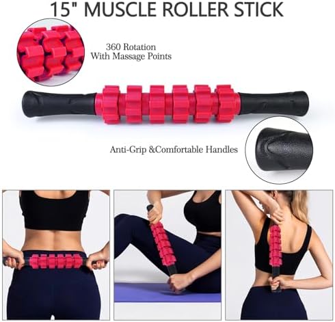 5 in 1 Foam Roller Set High Density Patented Foam Roller for Exercise - Image 3