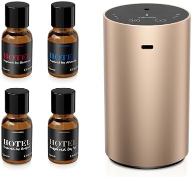 Airversa ADX Waterless Essential Oil Diffuser Starter Kit, Titanium by Airversa