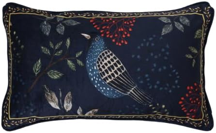 patdrea Designer French Velvet Throw Pillow Cover,12"x20"-Doodle A by patdrea