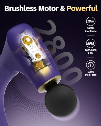 2-in-1 Detachable Muscle Massage Gun Deep Tissue with Extension Handle - Image 6