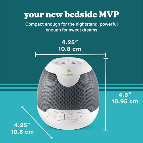 MyBaby Lullaby Sound Machine & Projector Baby Sleep Machine - Image 2
