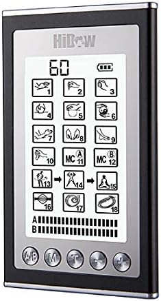 HiDow TENS Unit AcuXPD-S 18 Modes | EMS | Dual Independent Channels | Electronic Pulse Massager by Hi-Dow