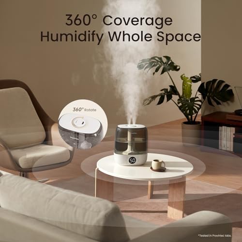 Provirtec 6L Self-Cleaning Humidifier for Large Room, Warm & Cool Mist - Image 6
