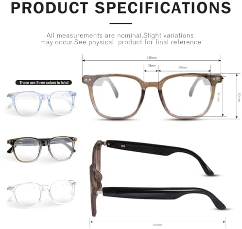 Bluetooth Smart Glasses with Photochromic Lenses & Open-Ear Audio - Image 7