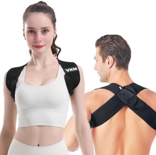 VKN Posture Corrector for Men and Women One-Piece Back Brace Exercise(XL) by VKN-PosturePerfectForYou