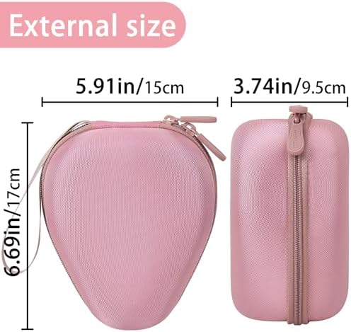 Aenllosi Hard Case for Theragun Mini 3.0/Mini Plus/2.0 Handheld, Rose - Image 5