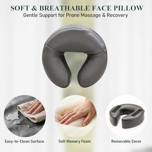 Massage Headrest for Bed, Face Down Massage Pillow & Face Cradle - Image 7