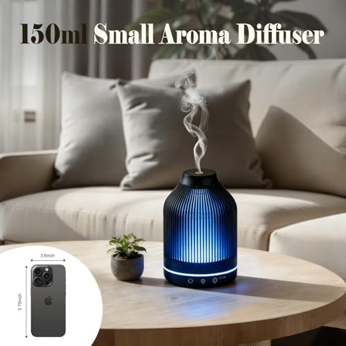 Diffuserlove USB Plug-in 150ML Essential Oil Diffuser Humidifier with Timer & 7 Color Night Light, Aromatherapy Diffuser for Bedroom Office Home Decor - Image 2