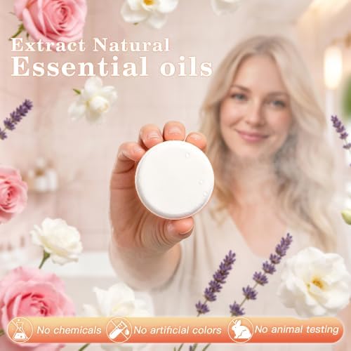 Shower Steamers Aromatherapy Birthday Gifts for Women - 10 Pack,Gifts for Wife Mothers Daughter Sister Stress Relief & Deep Relaxation Self Care Home Spa Essential (Multiple Colors) - Image 4