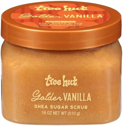 Tree Hut Body Scrub, Golden Vanilla, 18 Oz by TreeHut