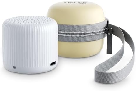 LEICEX Portable Sound Machine + Travel Case, Mini White Noise Machine for Sleeping & Travel Case by LEICEX