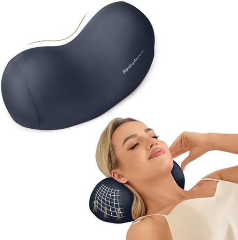 HydroAurum Cervical Neck Pillow, 100% Memory Foam Neck Roll Pillow for Neck and Shoulder Pain Relief, Orthopedic Support for Office Workers, Drivers & Yoga by HydroAurum