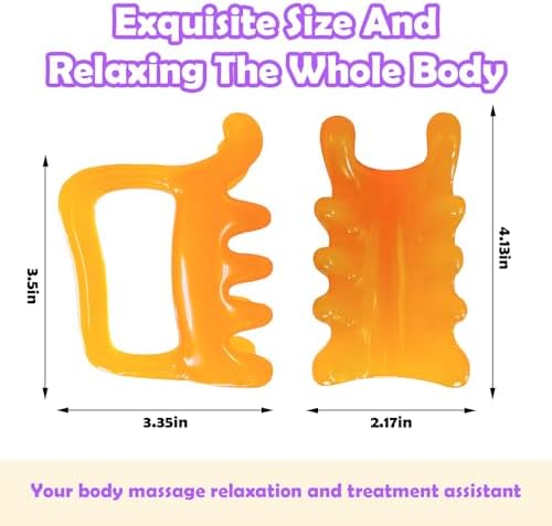 Upgrade Fascia Massage Blaster Tool for Myofascial Release, Cellulite, Muscle Knots, Trigger Points (Resin) Large Cellulite Massager Tool for Body Tension Relief Promote Lymphatic Circulation - Image 5