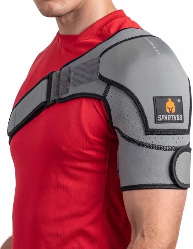 Sparthos Rotator Cuff Shoulder Brace for Women & Men - Support - Gray-XXL by Sparthos